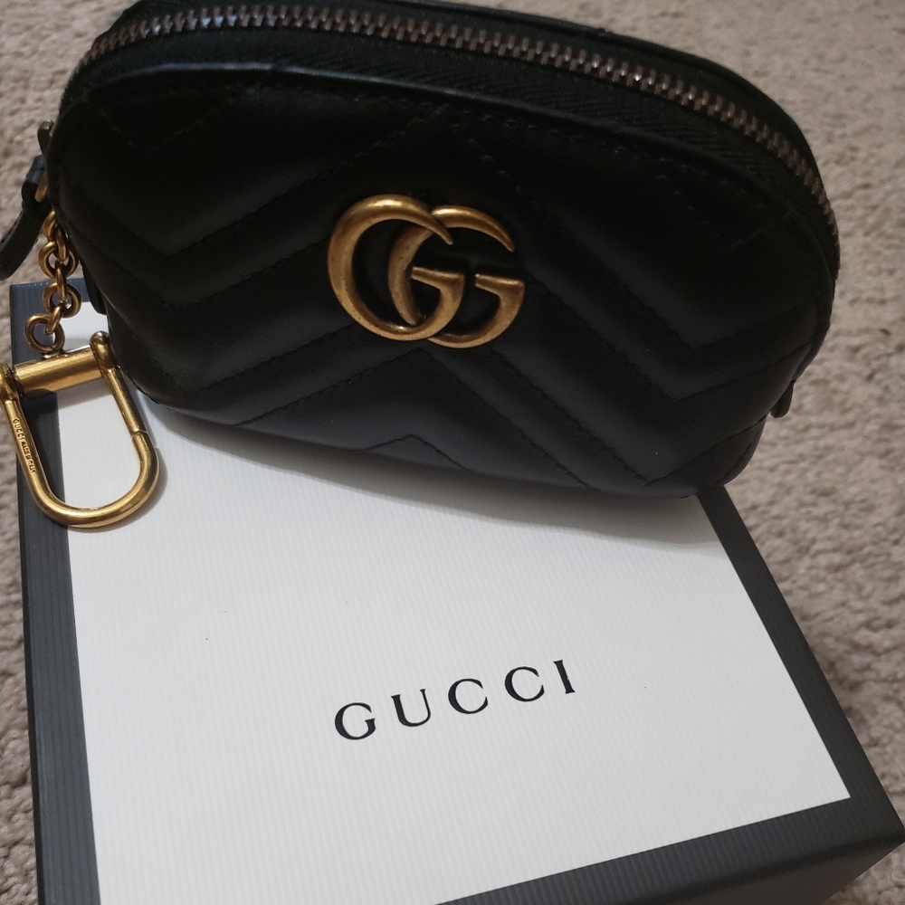 Authentic Gucci Marmont Key Pouch